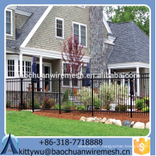 Waterproof Wrought Iron fence , rot proof Aluminum Fence panels, Anti-oxidation steel fence